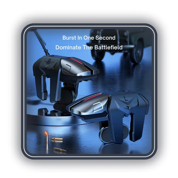 دسته بازی پابجی و کالاف دیوتی 6 انگشتی مدل G21 ظاهر جذاب دسته بازی پابجی و کالاف دیوتی 6 انگشتی G21