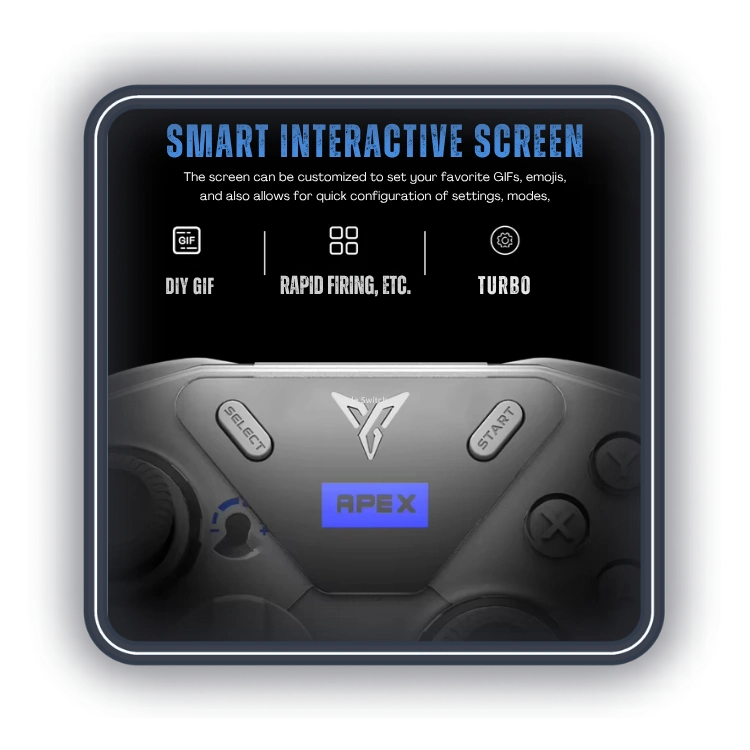 صفحه قابل شخصی سازی دسته بازی فلای دیجی Flydigi APEX 4 