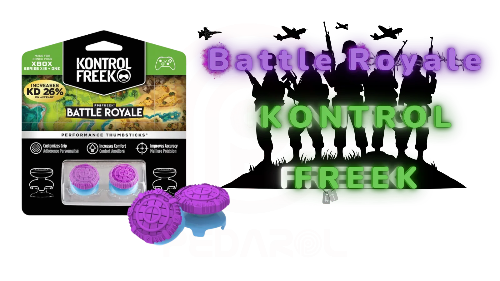 روکش آنالوگ دسته Xbox کنترل فریک مدل KontrolFreek Battle Royale