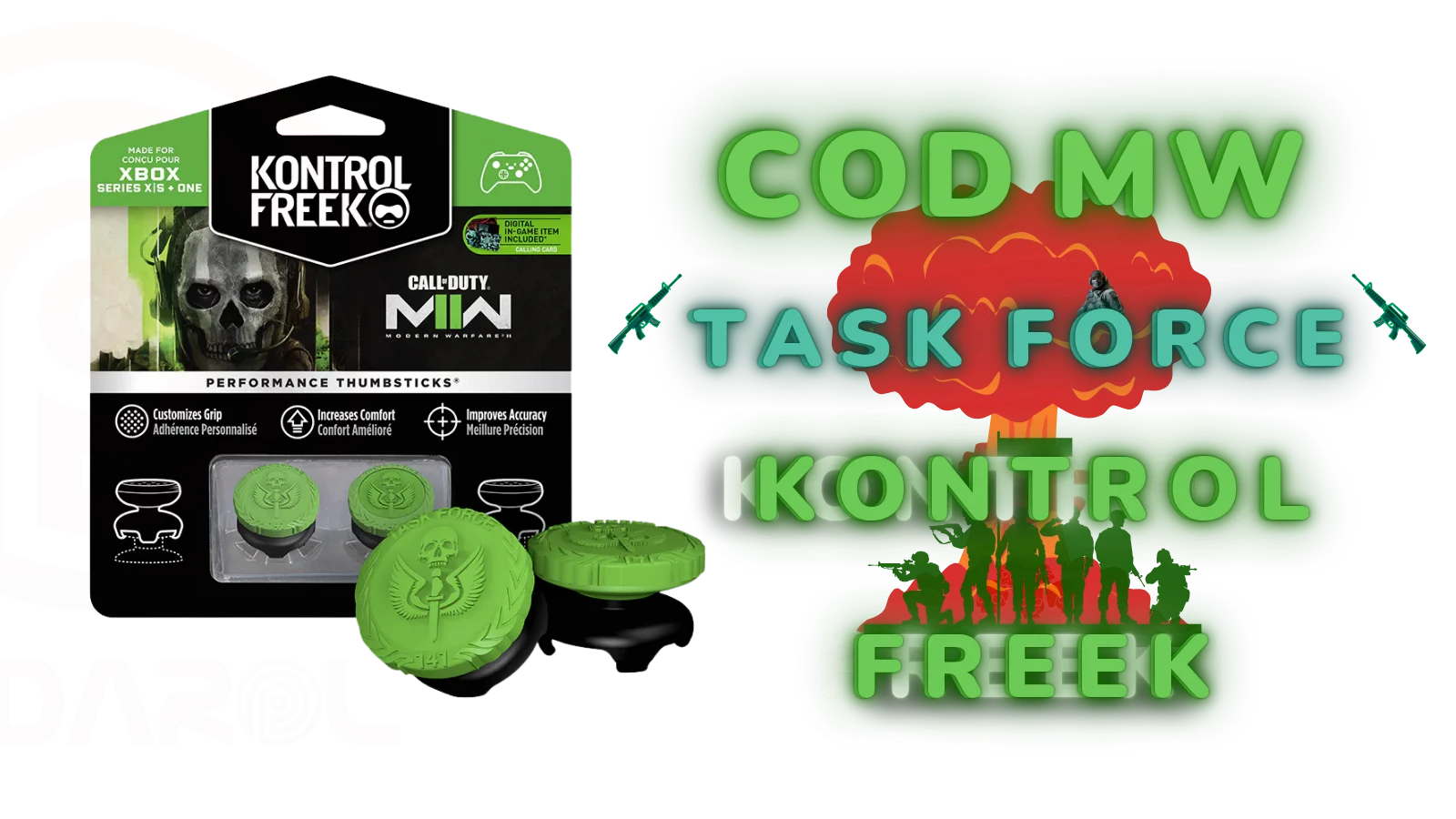 روکش آنالوگ دسته Xbox کنترل فریک مدل KontrolFreek Modern Warfare 2024