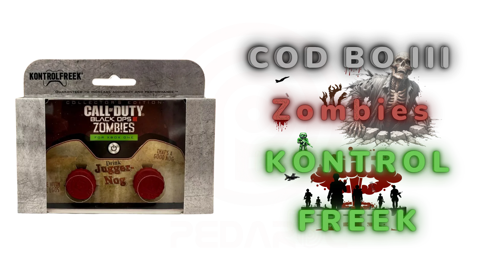 روکش آنالوگ دسته Xbox کنترل فریک مدل Kontrolfreek Black Ops 3 Zombies