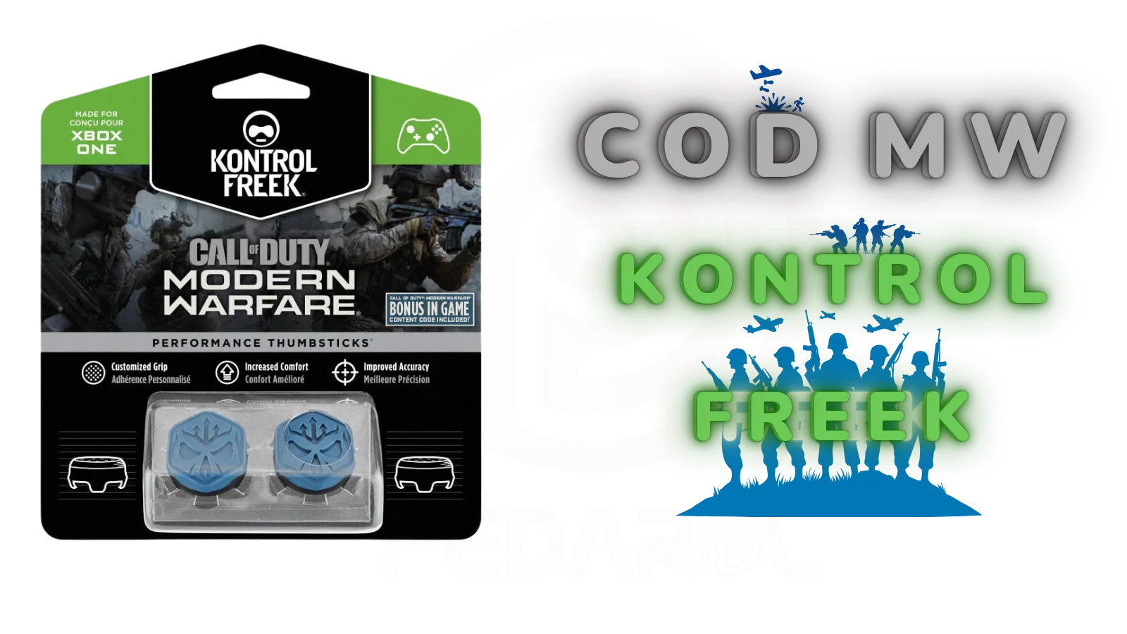 روکش آنالوگ دسته Xbox کنترل فریک مدل Kontrolfreek Modern Warfare