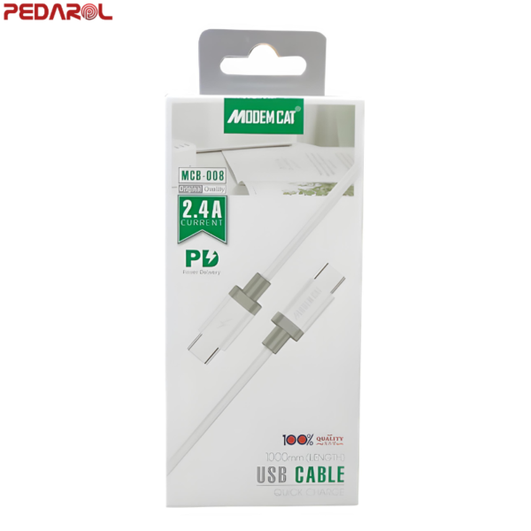 خرید کابل شارژ تایپ سی Modem Cat