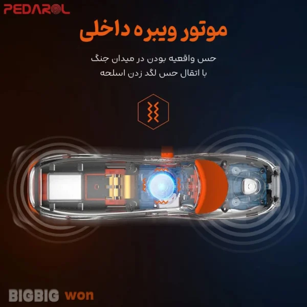 موتور ویبره داخلی دسته بازی لیزری BIGBIG WON
