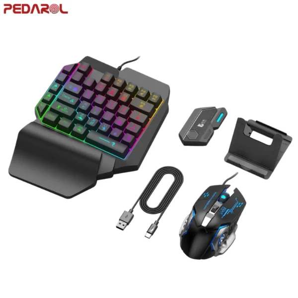 ست کیبورد و ماوس گیمینگ موبایل Mix Elite