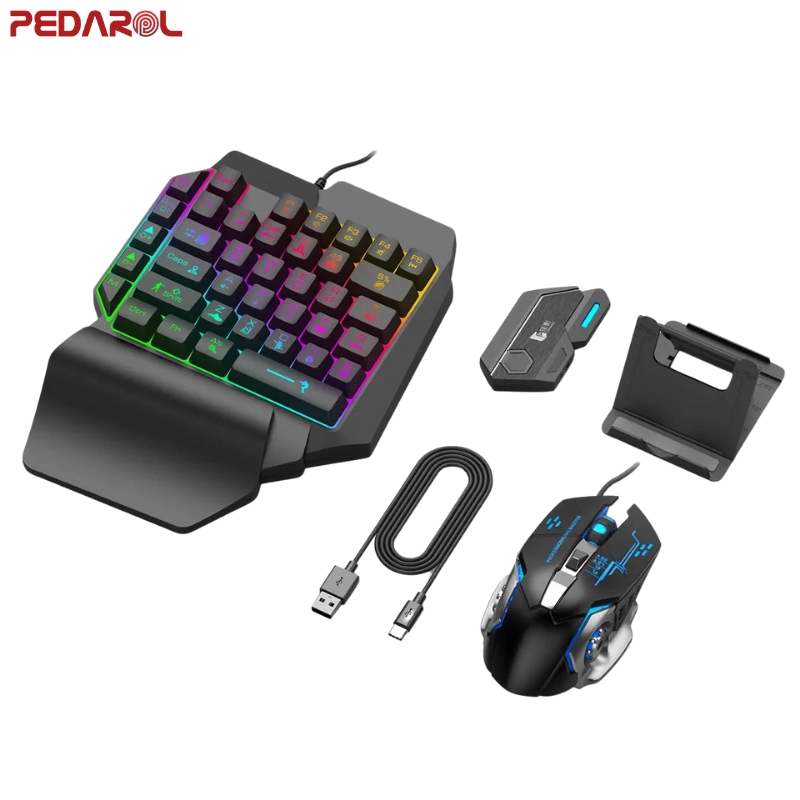 ست کیبورد و ماوس گیمینگ موبایل Mix Elite