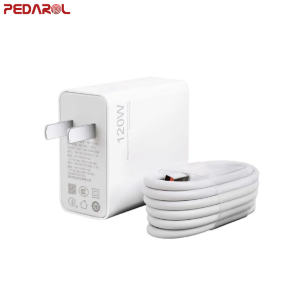 شارژر شیائومی دو پین به همراه کابل