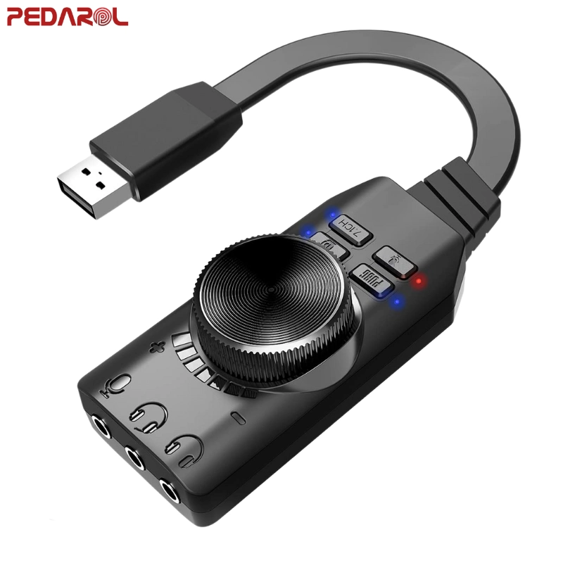 کارت و تقویت کننده صدای گیمینگ 7.1 Plextone GS3 II
