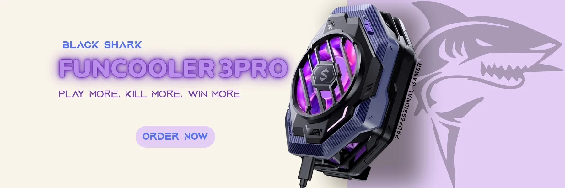 بنر بلک شارک funcooler 3pro