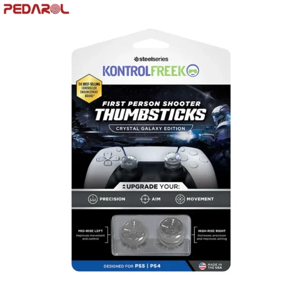 روکش آنالوگ دسته PS4 و PS5 مدل Kontrolfreek Crystal Galaxy