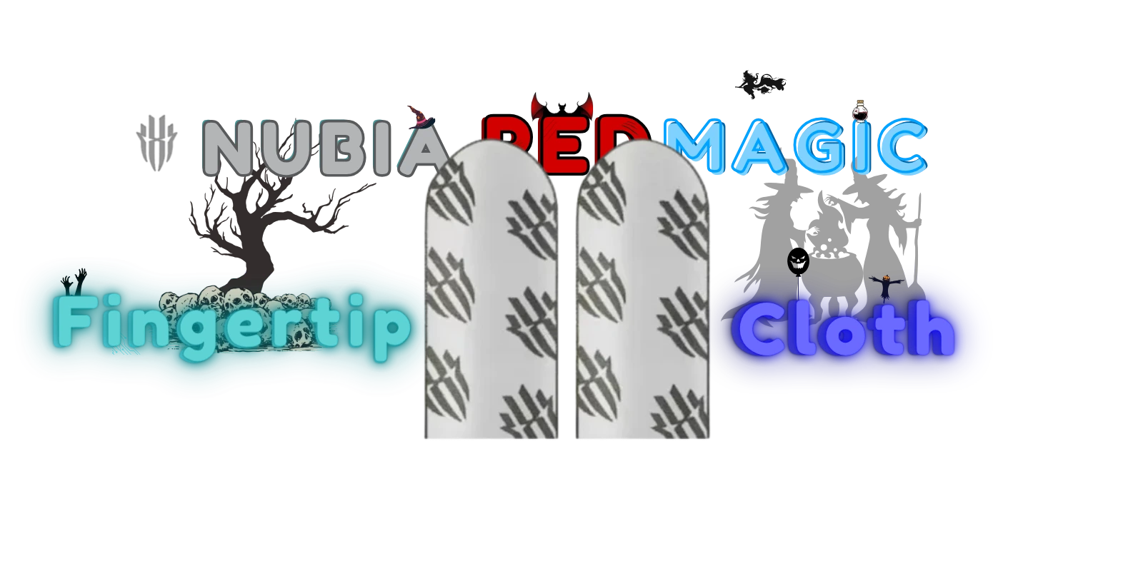 آستین کنترل کننده انگشت ردمجیک RedMagic Fingertip Silvercloth