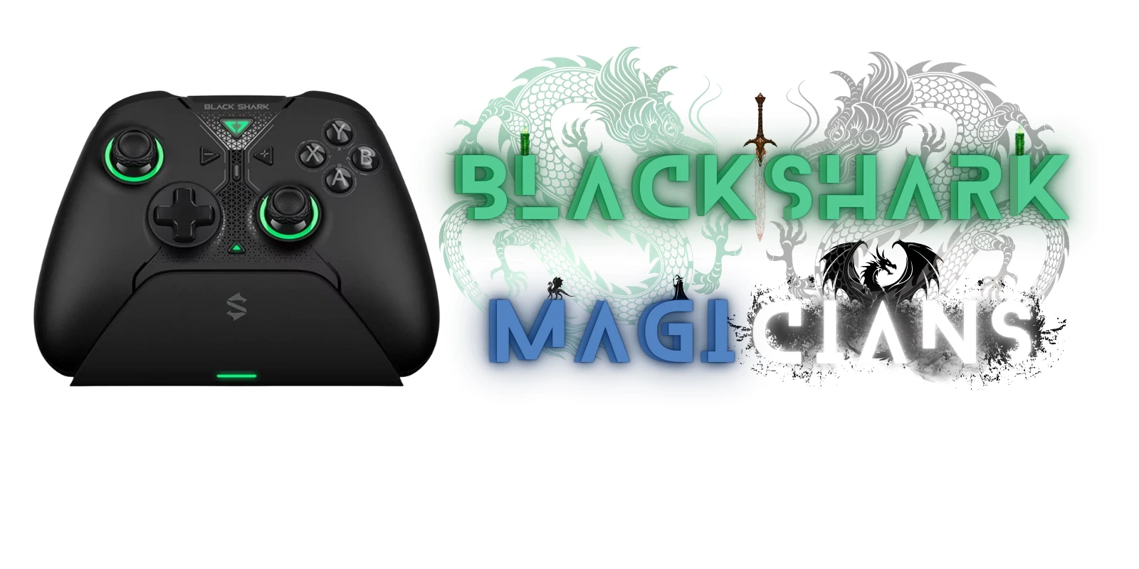دسته بازی بلک شارک مدل Black Shark Dark Magician به همراه داک شارژ