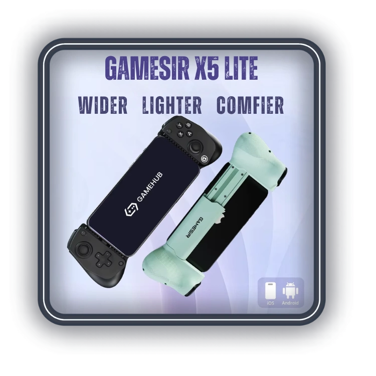 دسته بازی جذاب و حرفه‌ای تایپ سی گیمسر مدل GameSir x5 Lite 
