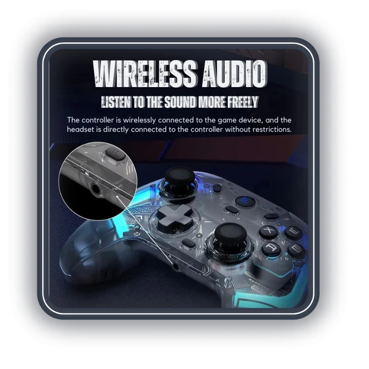 دسته بازی RedMagic Cyber Gamepad با قابلیت نصب هدست