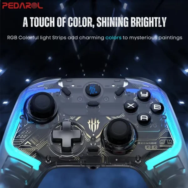 نورپردازی ویژه دسته بازی مدل RedMagic Cyber Gamepad