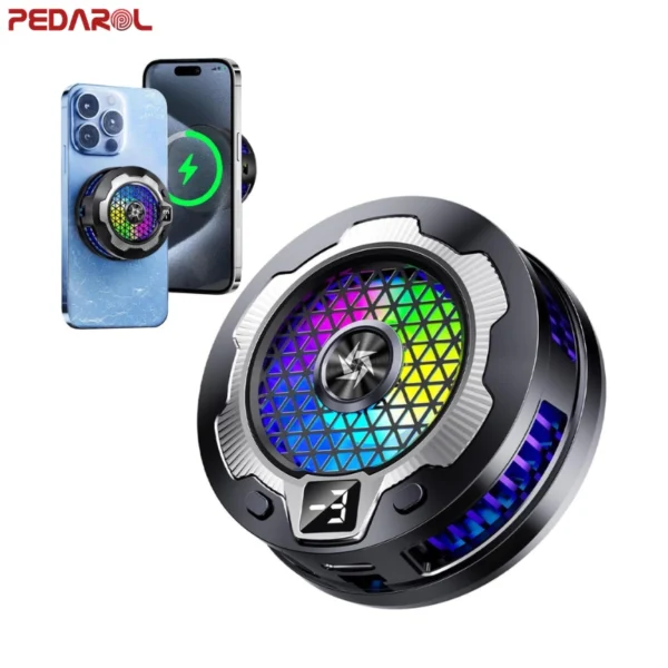 قابلیت شارژ وایرلس فن خنک کننده موبایل SL15