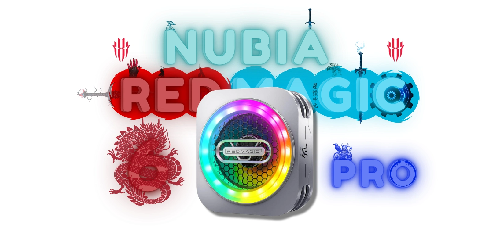 فن خنک کننده موبایل ردمجیک RedMagic 6 Pro Magnetic + گیره مخصوص