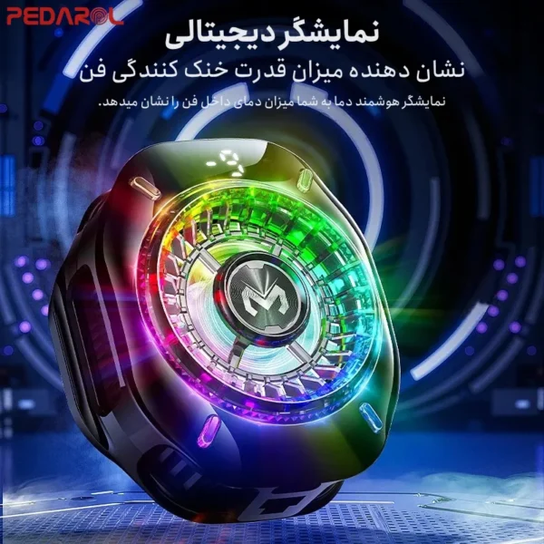 نمایشگر دمای فن خنک کننده موبایل Memo CX10