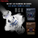 خروجی هوای پرقدرت فن خنک کننده موبایل و آیپد Flydigi B8X