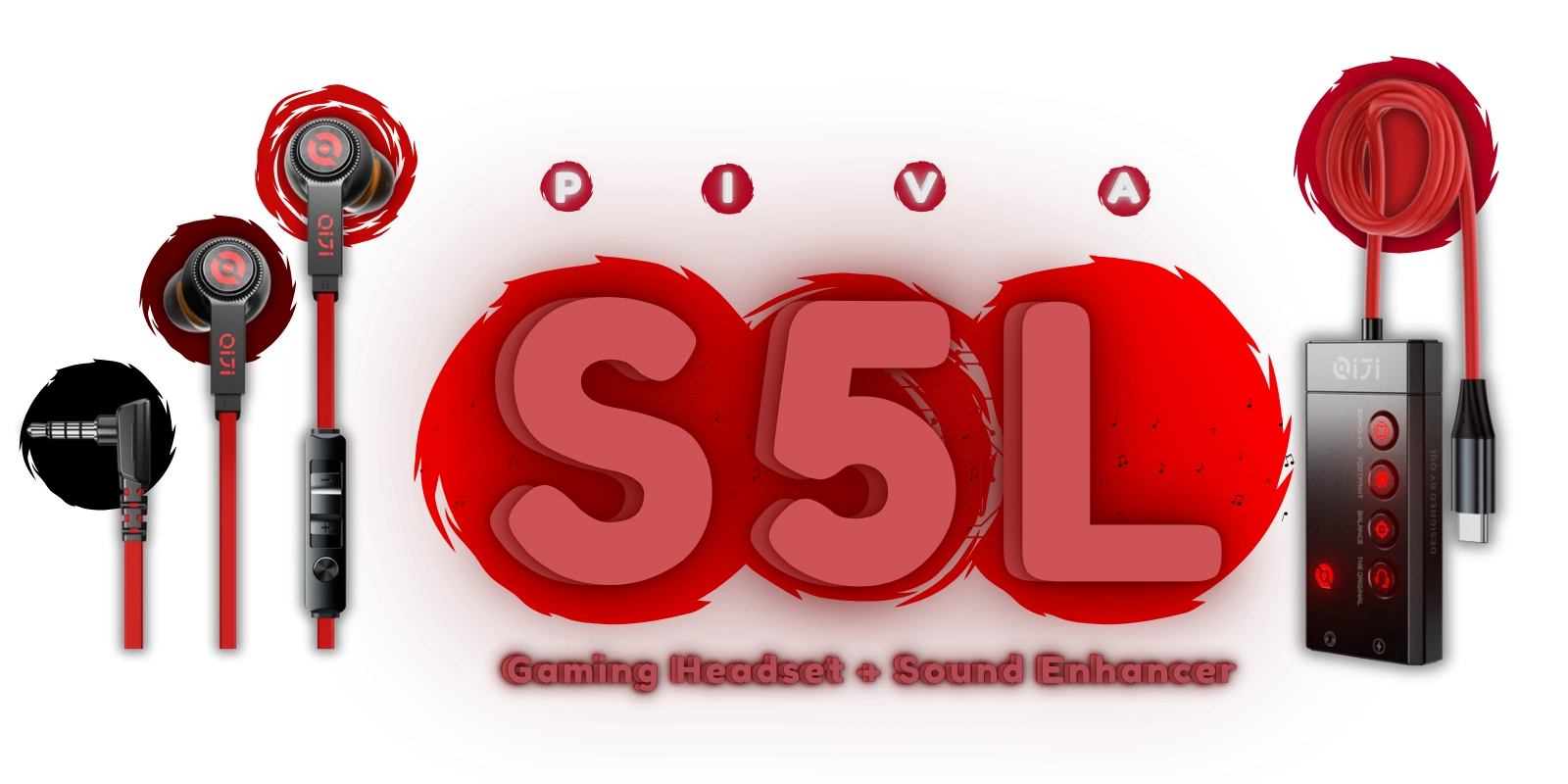 هندزفری گیمینگ و کارت صدای پیوا مدل Piva S5L