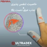 جذب عرق بالا با آستین کنترل کننده انگشت پلی تیکس Ultra-Dex Esports