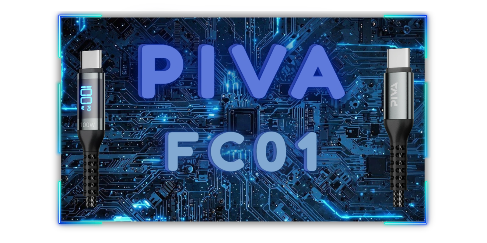 کابل تایپ سی به تایپ سی پیوا مدل Piva FC01 