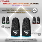 ترکیب فیبر نقره و کربن کنترل کننده انگشت ProGamePlays ProG