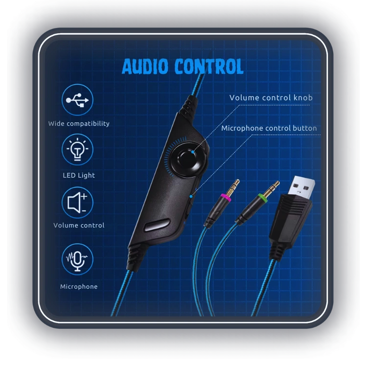 هدست گیمینگ کوشن ایچ مدل Kotion Each G3100 هدست گیمینگ کوشن ایچ مدل Kotion Each G3100