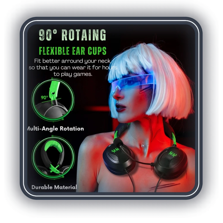 هدست گیمینگ کوشن ایچ مدل Kotion Each G3100 گوشی های قابل چرخش هدست گیمینگ مدل Kotion Each G3100