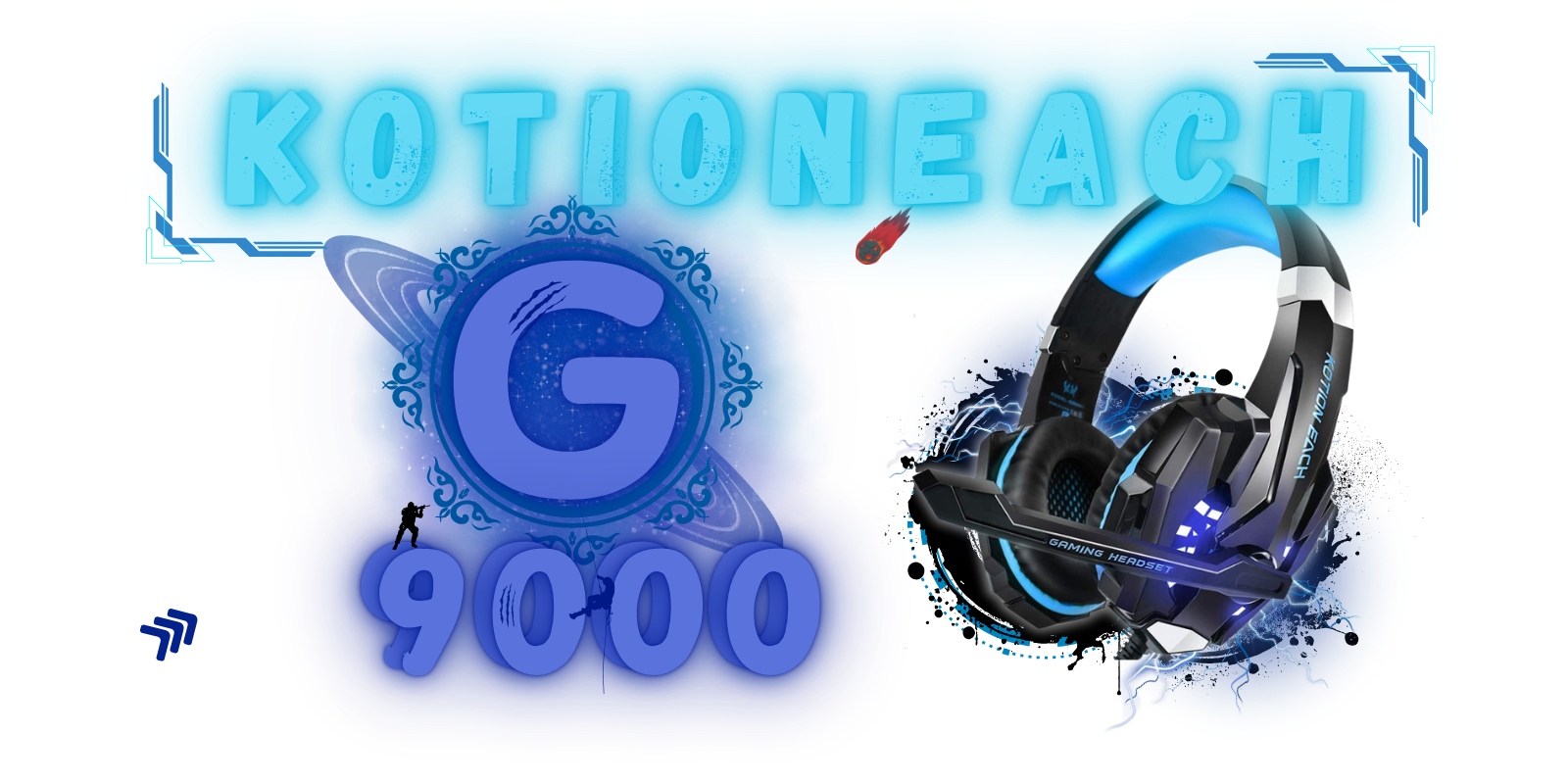 هدست گیمینگ کوشن ایچ مدل Kotion Each G9000 هدست گیمینگ کوشن ایچ مدل Kotion Each G9000