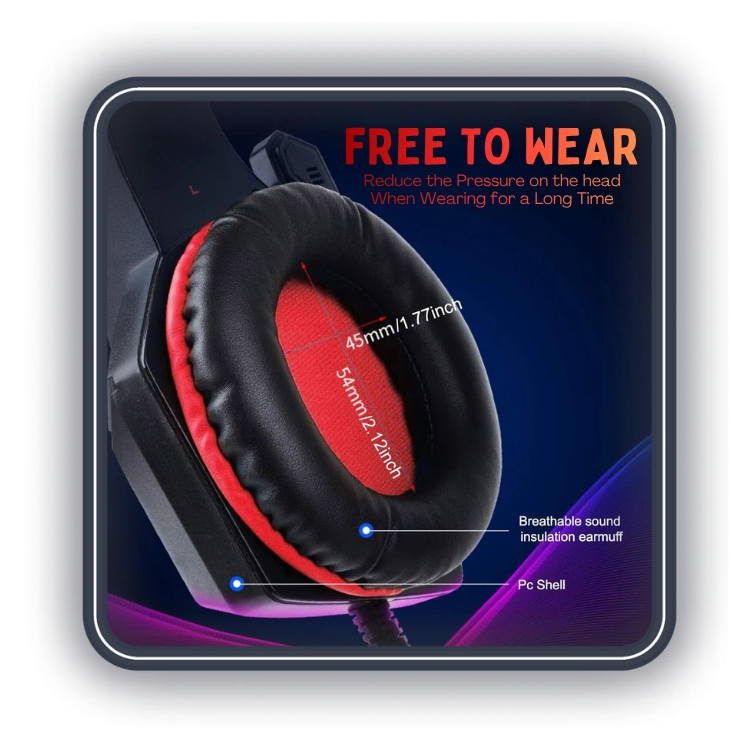 راحتی در استفاده هدست گیمینگ کوشن ایچ Kotion Each V1 