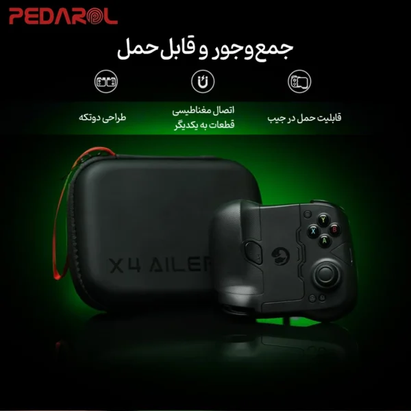 دسته بازی بلوتوثی گیمسر X4 Aileron کاملا سبک و قابل حمل