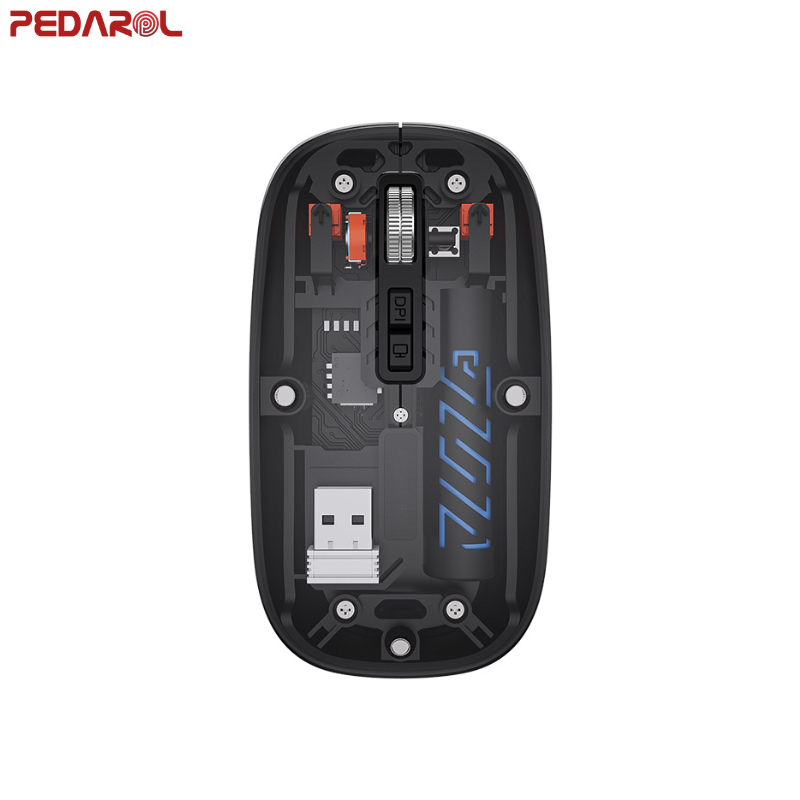 خرید ماوس بی‌سیم شیشه ای Transparent E-Sports