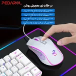 چهار حالت DPI ماوس گیمینگ باسیم HXSJ X100