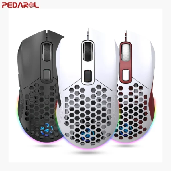 رنگبندی و تنوع ماوس گیمینگ بی سیم HXSJ مدل T28