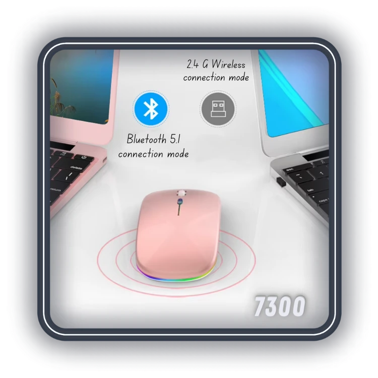 ماوس گیمینگ بی‌سیم مدل Silent 7300