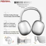 هدست بی‌سیم مدل VJE35 تاشو و جمع و جور