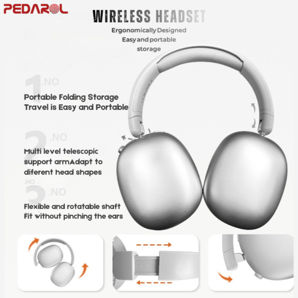 هدست بی‌سیم مدل VJE35 تاشو و جمع و جور