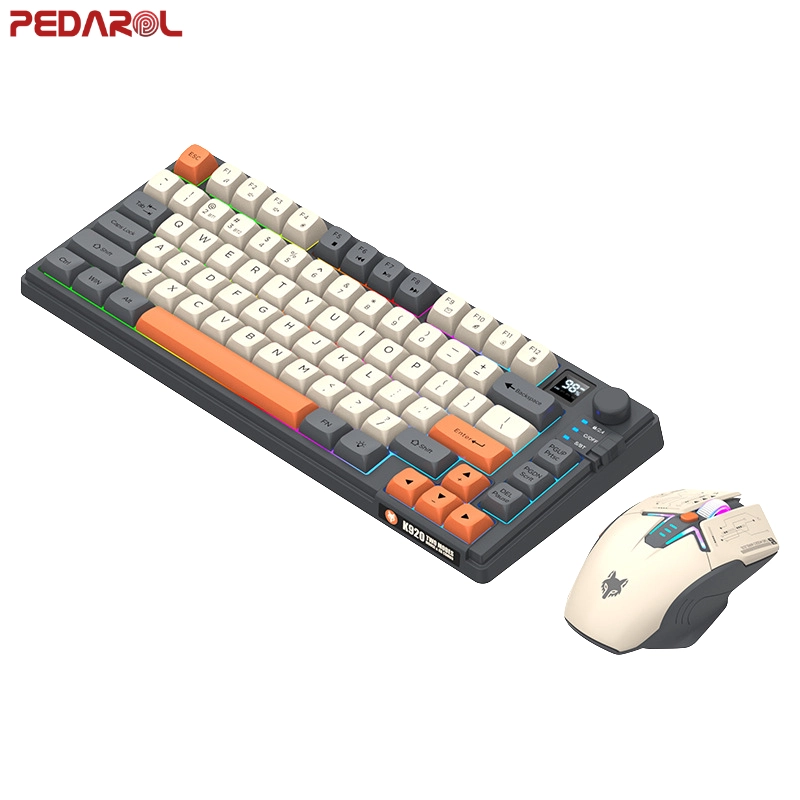 کیبورد و ماوس گیمینگ بی‌سیم مدل K82