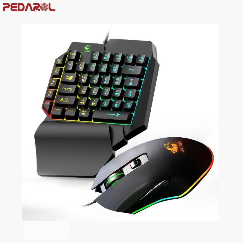 کیبورد و ماوس گیمینگ مدل Freewolf T1