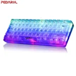 کیبورد گیمینگ شفاف HXSJ مدل V700T