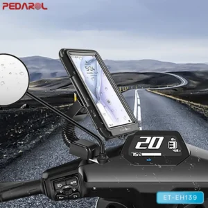 نصب آسان و سریع نگهدارنده موبایل ضدآب ET-EH139 موتور
