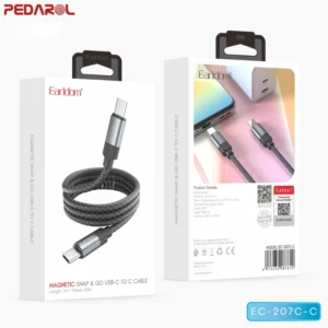 بسته بندی کابل شارژ Type-C ارلدام مدل EC-207C-C